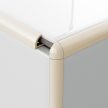 PROFILPLAST 22944-0100 3-PONTOS ÍVES VÉGZÁRÓ TÖRTFEHÉR 8 mm