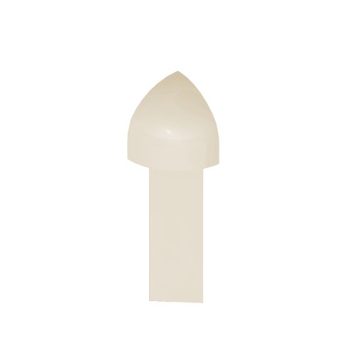 PROFILPLAST 22946-0100 3-PONTOS ÍVES VÉGZÁRÓ TÖRTFEHÉR 10 mm