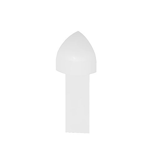 PROFILPLAST 22946-0101 3-PONTOS ÍVES VÉGZÁRÓ FEHÉR 10 mm (22318-0101)