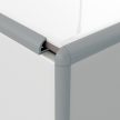 PROFILPLAST 22946-1236 3-PONTOS ÍVES VÉGZÁRÓ VILÁGOSSZÜRKE 10 mm