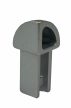 PROFILPLAST 229980102 3-PONTOS ÍVES VÉGZÁRÓ ELOXÁLT EZÜST 8 mm