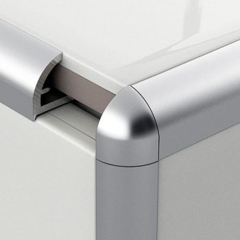   PROFILPLAST 229990102 3-PONTOS ÍVES VÉGZÁRÓ ELOXÁLT EZÜST 10 mm