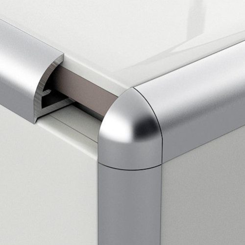 PROFILPLAST 229990102 3-PONTOS ÍVES VÉGZÁRÓ ELOXÁLT EZÜST 10 mm