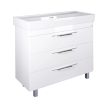 TMP TRIO 100D álló fürdőszobabútor - CeraStyle SHARP - 37600 DUPLA csaplyukas mosdóval - 100 x 48 cm