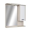 TMP ZX - SONOMA - Tükrös fürdőszobai szekrény led világítással - 75 cm
