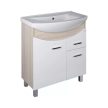 TMP ZX 75 - SONOMA - fürdőszobabútor Sanovit Zenon 6075 porcelán mosdókagylóval 75 cm