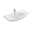 TMP ZX 75 - SONOMA - fürdőszobabútor Sanovit Zenon 6075 porcelán mosdókagylóval 75 cm