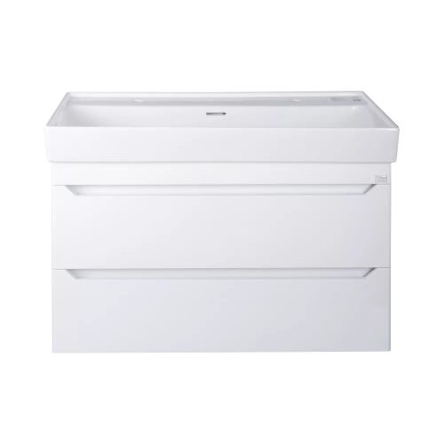 TMP SHARP 100 fali fürdőszobabútor - CeraStyle SHARP - 37600 DUPLA csaplyukas mosdóval - 100 x 48 cm
