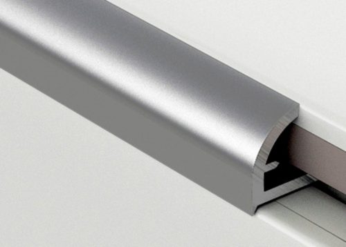 PROFILPLAST 451082501 NATUR ALU ÍVES ÉLVÉDŐ 8 mm 2,5M