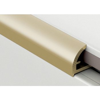   PROFILPLAST 451082503 ELOXÁLT ÍVES MATT ARANY ÉLVÉDŐ 8 mm 2,5 M