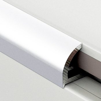   PROFILPLAST 451122505 NATUR ALU ÍVES POLÍROZOTT ÉLVÉDŐ 12,5 mm 2,5M