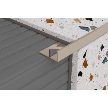   PROFILPLAST 451202538 ALU SZÖGLETES MATT VANÍLIA ÉLVÉDŐ 10 mm 2,5 M