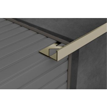   PROFILPLAST 451222504 ELOXÁLT SZÖGLETES MATT OLIVA ÉLVÉDŐ 12,5 mm 2,5M
