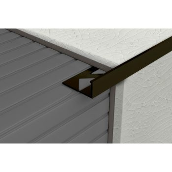   PROFILPLAST 451222506 ELOXÁLT SZÖGLETES MATT BRONZ ÉLVÉDŐ 12,5 mm 2,5M