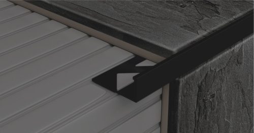 PROFILPLAST 451222534 ALU SZÖGLETES MATT FEKETE ÉLVÉDŐ 12,5 mm 2,5 M
