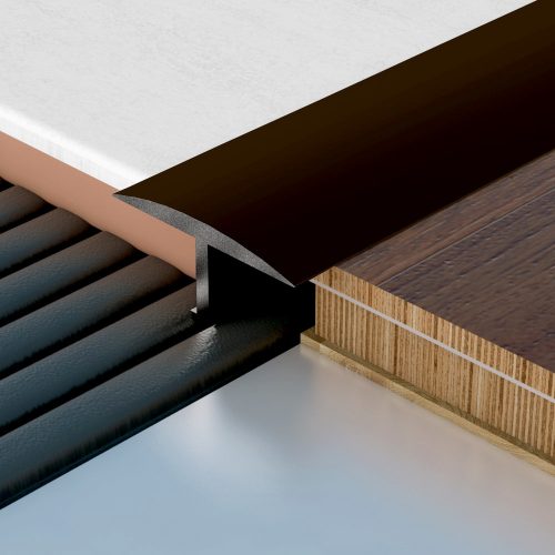 PROFILPLAST 451642506 ELOXÁLT MATT BRONZ BURKOLATVÁLTÓ 14 mm 2,5M