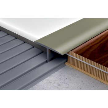   PROFILPLAST 451702504 ELOXÁLT MATT OLIVA BURKOLAT VÁLTÓ 20 mm 2,5M