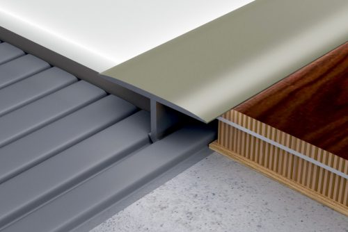 PROFILPLAST 451762504 ELOXÁLT MATT OLIVA BURKOLATVÁLTÓ 26 mm 2,5M