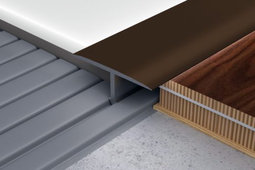 PROFILPLAST 451762506 ELOXÁLT MATT BRONZ BURKOLATVÁLTÓ 26 mm 2,5M