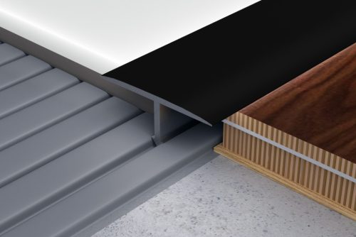 PROFILPLAST 451762512 MATT FEKETE BURKOLATVÁLTÓ 26 mm 2,5M