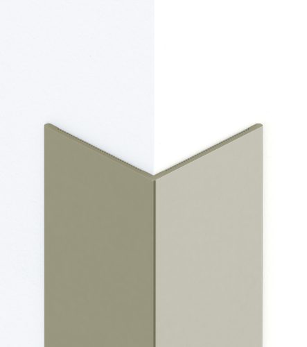 PROFILPLAST 452392704 ELOXÁLT MATT OLIVA SAROKÉLVÉDŐ 20x20 mm 2,7 M