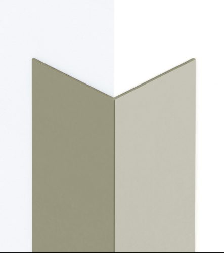 PROFILPLAST 452412704 ELOXÁLT MATT OLIVA SAROKÉLVÉDŐ 30x30 mm 2,7 M