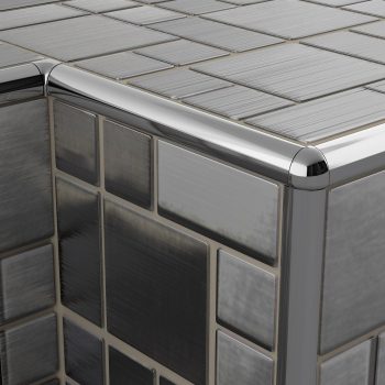  PROFILPLAST 452562510 NOX ROZSDAMENTES ACÉL INOX ÍVES ÉLVÉDŐ 10 mm 2,5M