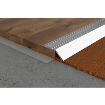   PROFILPLAST 454152702 ÖNTAPADÓS BURKOLATVÁLTÓ 38x8 mm ELOXÁLT MATT EZÜST 2,7 M