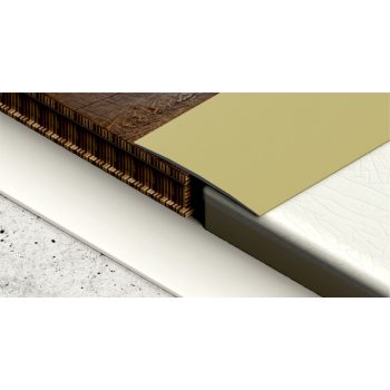   PROFILPLAST 454201003 ÖNTAPADÓS BURKOLATVÁLTÓ ELOXÁLT MATT ARANY 80 mm 1M