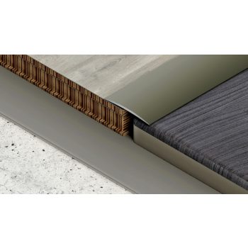   PROFILPLAST 454260907 ÖNTAPADÓS BURKOLATVÁLTÓ 32 mm ELOXÁLT MATT PEZSGŐ 0,9M