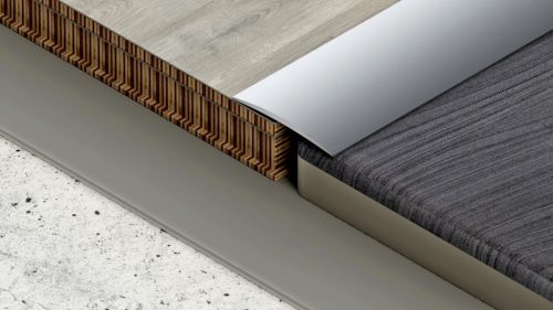 PROFILPLAST 454262702 ÖNTAPADÓS BURKOLATVÁLTÓ 32 mm ELOXÁLT MATT EZÜST 2,7M