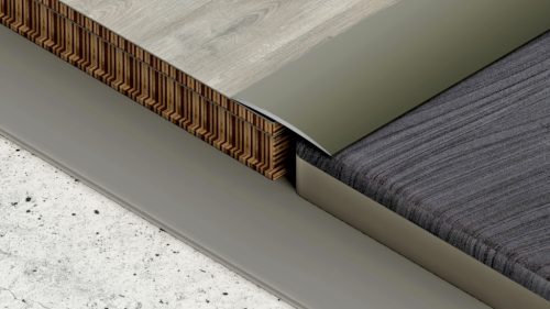 PROFILPLAST 454262707 ÖNTAPADÓS BURKOLATVÁLTÓ 32 mm ELOXÁLT MATT PEZSGŐ 2,7M