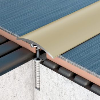   PROFILPLAST 454652703 REJTETT RÖGZÍTÉSŰ BURKOLATVÁLTÓ ELOXÁLT MATT ARANY 32 mm 2,7M