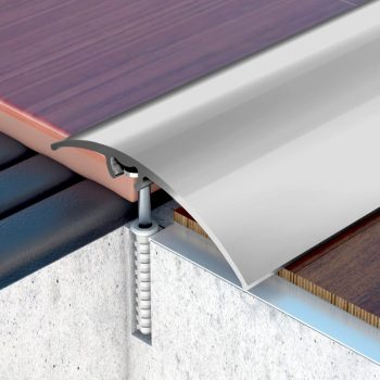   PROFILPLAST 454672702 REJTETT RÖGZÍTÉSŰ BURKOLATVÁLTÓ ELOXÁLT MATT EZÜST 50 mm 2,7M