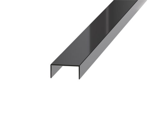 PROFILPLAST NOX PREMIUM 456022727 INOX TÜKÖR ANTRACIT DEKORCSÍK 10 mm 2,7 M