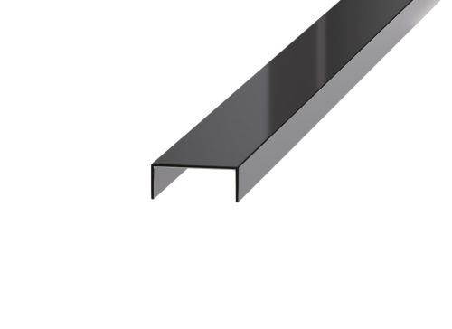 PROFILPLAST NOX PREMIUM 456042727 INOX TÜKÖR ANTRACIT DEKORCSÍK 20 mm 2,7 M
