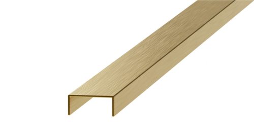 PROFILPLAST NOX PREMIUM 456042729 SZÁLCSISZOLT ARANY DEKORCSÍK 20 mm 2,7 M
