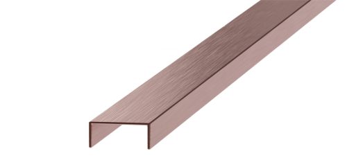 PROFILPLAST NOX PREMIUM 456042730 SZÁLCSISZOLT ROSEGOLD DEKORCSÍK 20 mm 2,7 M