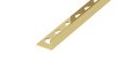 PROFILPLAST NOX PREMIUM 456672725 SZÖGLETES INOX TÜKÖR ARANY ÉLVÉDŐ 10 mm 2,7 M