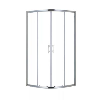   VIVA AQUA MAX ZUHANYKABIN ÍVES - 6 MM VÍZLEPERGETŐ VÍZTISZTA ÜVEG, KRÓM - 90 x 90 x 190 cm