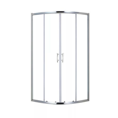VIVA AQUA MAX ZUHANYKABIN ÍVES - 6 MM VÍZLEPERGETŐ VÍZTISZTA ÜVEG, KRÓM - 90 x 90 x 190 cm
