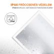 Viva AURA fürdőszoba tükör - érintőkapcsolós - páramenetesítős - órával - LED - FEKVŐ - 80 x 60 cm