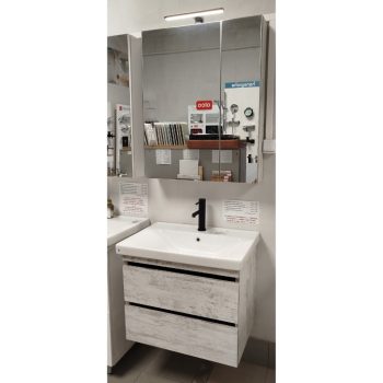   AKCIÓ AQUAWOOD BALANCE 650 ALSÓBÚTOR MOSDÓVAL + TÜKRÖS SZEKRÉNY LAMINÁLT FA