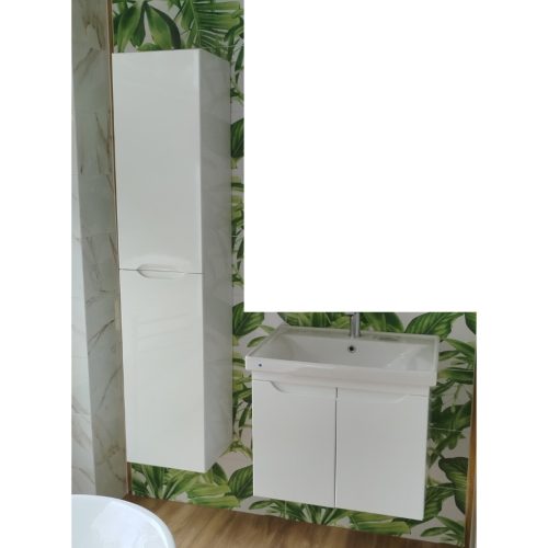AKCIÓ AQUAWOOD JOY K650D 2V FALI ALSÓBÚTOR MOSDÓVAL (1012) + POLCOS MAGAS SZEKRÉNY (1038)