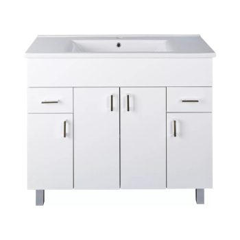   VivaStyle EKONOMIK PLUS 100 lábon álló fürdőszobabútor Sanovit SOFT 13100 mosdóval - 100 x 45,5 cm