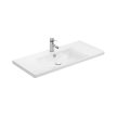VivaStyle EKONOMIK PLUS 100 lábon álló fürdőszobabútor Sanovit SOFT 13100 mosdóval - 100 x 45,5 cm