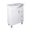 Viva STYLE Bianka 65 lábon álló fürdőszobabútor 3 fiókos Sanovit ALBATROS 10065 mosdóval 64,5x46,5cm