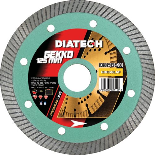 DIATECH GEKKO 125x22,2x7,5 mm KORONG GRES/GRÁNIT/KERÁMIA