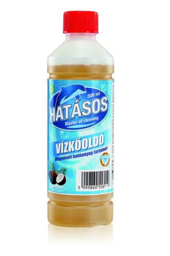 HATÁSOS VÍZKŐÖLDÓ 75%-OS, KÓKUSZ ILLAT 500 ml