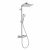 HANSGROHE CROMETTA E 240 SZÖGLETES ZUHANYRENDSZER TERMOSZTÁTOS CSAPTELEPPEL, KRÓM 27271000
